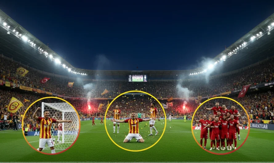 Galatasaray, Fenerbahçe’yi 3-0’la Geçerek Şampiyonluğa Bir Adım Daha Yaklaştı